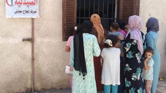 قافلة طبية نزلة العمودين محافظة المنيا